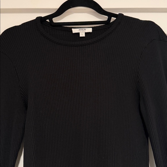 Agolde Black ribbed long sleeve - Picture 2 of 2